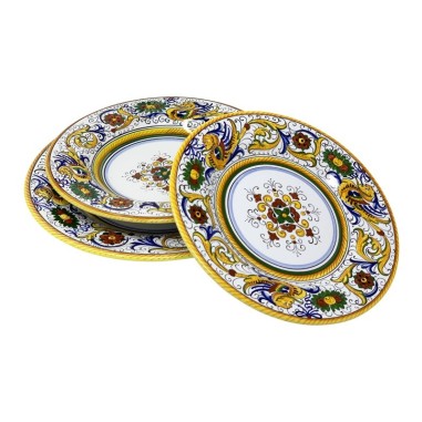 Place Setting Raffaellesco Handcrafted Deruta Pottery