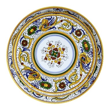 Place Setting Raffaellesco Handcrafted Deruta Pottery