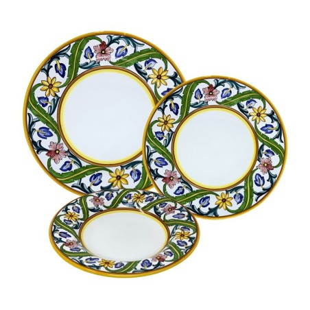 Place Setting Millefiori Handcrafted Deruta Pottery