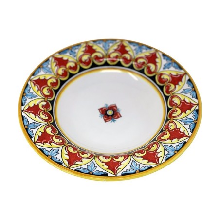 Service d’assiettes Sofia Céramique artisanale italienne originale de Deruta