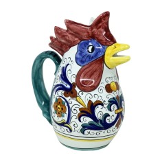 Rooster pitcher Taormina Italian Pottery