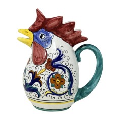 Rooster pitcher Taormina Italian Pottery 2