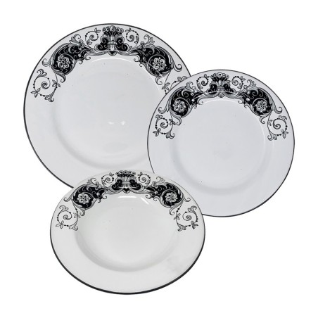 Place Setting Merletto Handcrafted Deruta Pottery