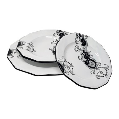 Place Setting Ricamo Italian Pottery