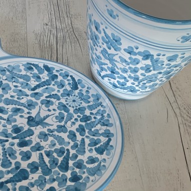 Set Tagliere Rotondo e Porta Bottiglia