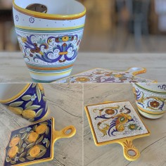 Set Tagliere Scudo e Porta Bottiglia
