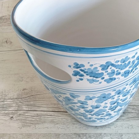 Shield Cutting Board and Bottle Holder set Italian Pottery