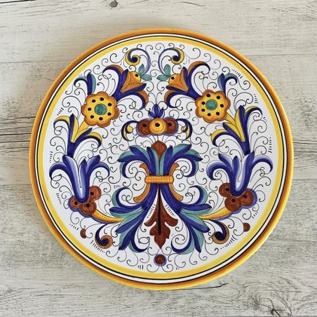 Ricco Deruta Cake Plate 12" Italian Pottery