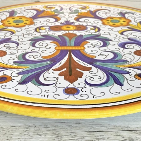 Ricco Deruta Cake Plate 12" Italian Pottery