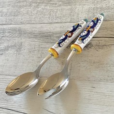 Couple Salad Cutlery Ricco Deruta