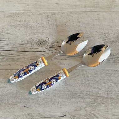 Coppia Posate Insalata Ricco Deruta