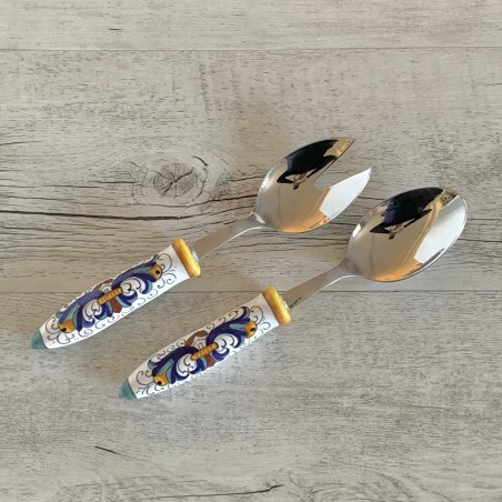 Coppia Posate Insalata Ricco Deruta