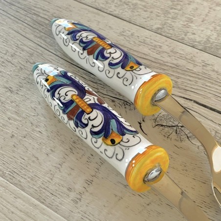 Coppia Posate Insalata Ricco Deruta