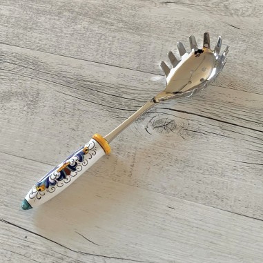 Ricco Deruta Spaghetti Server Italian Pottery Ricco Deruta Spaghetti Server Italian Pottery