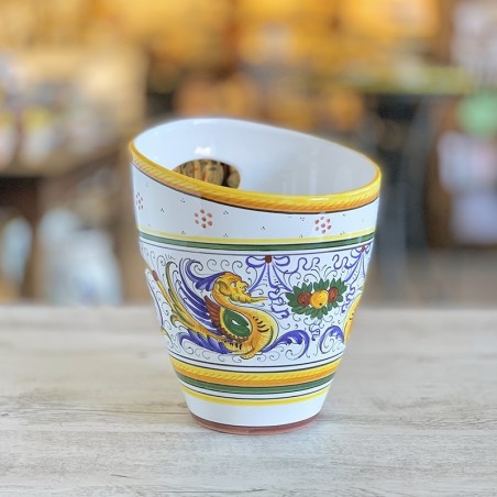Raffaellesco Ice Bucket 10x8" Italian Pottery