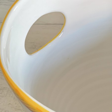 Raffaellesco Ice Bucket 10x8" Italian Pottery