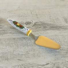 Pelle à tarte Ricco Deruta Céramique artisanale italienne originale de Deruta