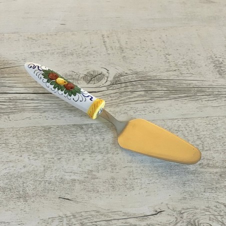 Pelle à tarte Raffaellesco Céramique artisanale italienne originale de Deruta