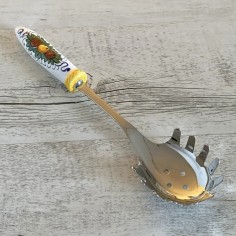 Salière Arabesco Céramique artisanale italienne originale de Deruta