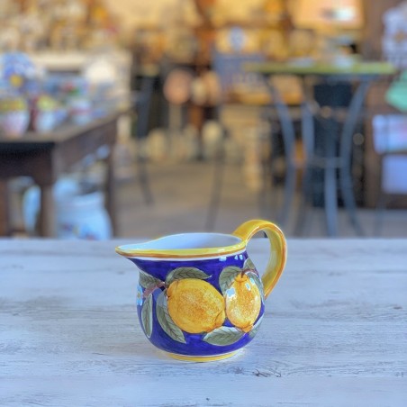 Carafe 1/2L 17oz Positano Blu Italian Pottery