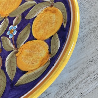 Blue Positano Cutting Board 10x13"