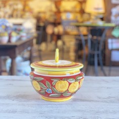 Red Positano Mini Grater Italian Pottery 2