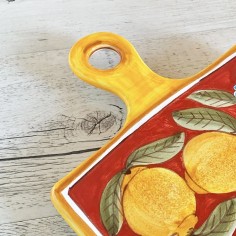 Red Positano Mini Grater Italian Pottery 2