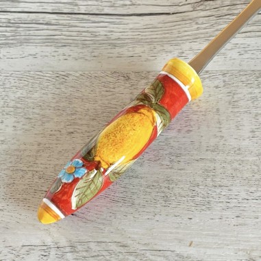 Red Positano Spaghetti Server Italian Pottery Red Positano Spaghetti Server Italian Pottery