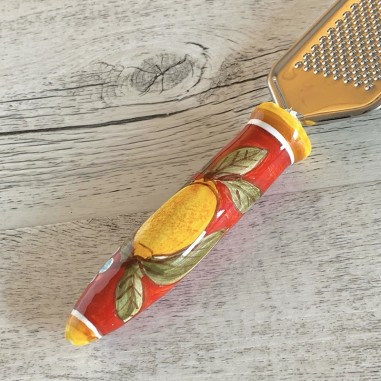 Red Positano Mini Grater Italian Pottery Red Positano Mini Grater Italian Pottery