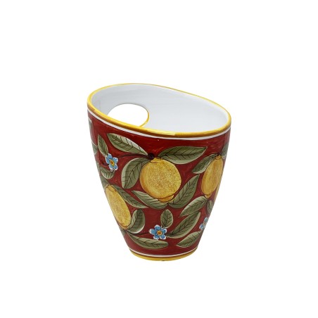 Porta Bottiglia 25cm Positano Rosso