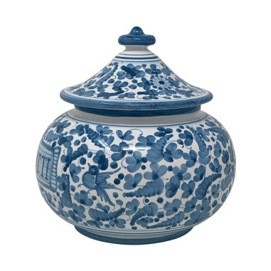Biscottiera 20cm Arabesco Turchese