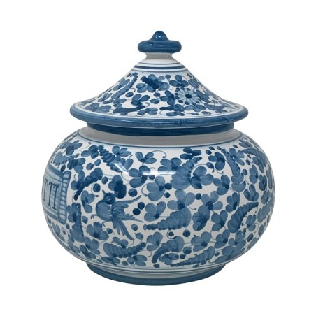 Biscottiera 20cm Arabesco Turchese