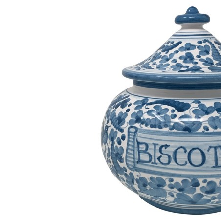 Biscottiera 20cm Arabesco Turchese