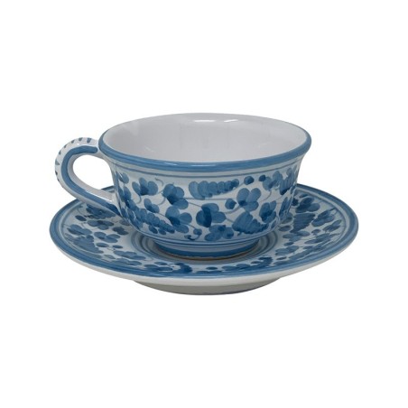 Tasse à thé avec soucoupe Arabesco