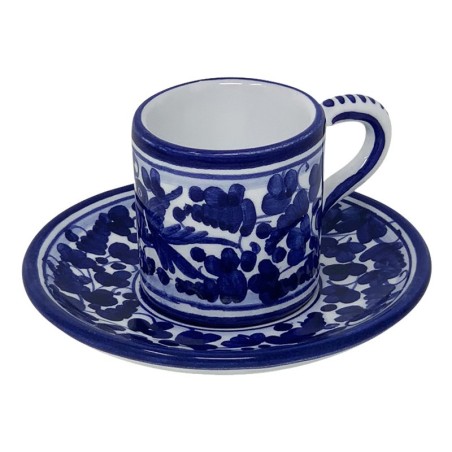 Tasse à café Arabesco Céramique artisanale italienne originale de Deruta