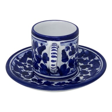 Tasse à café Arabesco Céramique artisanale italienne originale de Deruta