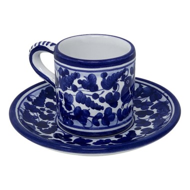 Tasse à café Arabesco Céramique artisanale italienne originale de Deruta