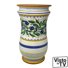 Porta ombrelli ceramica artigianale di Deruta 2