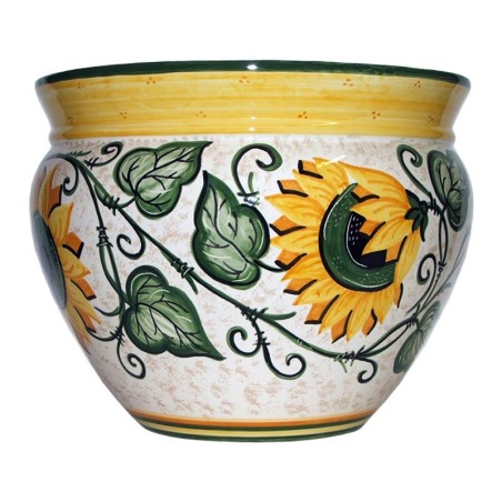 Planter Girasole Italian Pottery