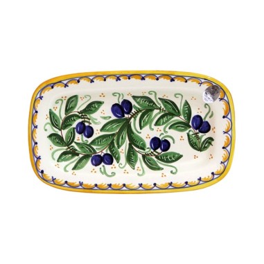 Assiette murale Olive