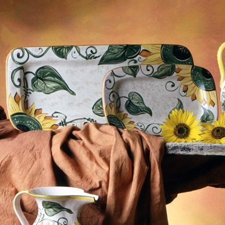 Wall platter Girasole Italian Pottery