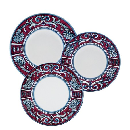 Place Setting Rubino Italian Pottery