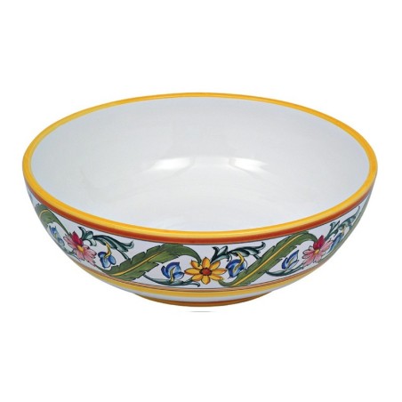 Saladier Millefiori Céramique artisanale italienne originale de Deruta
