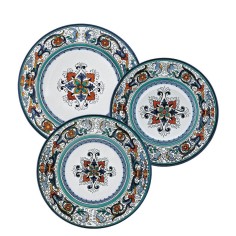 Dinnerware Ricco Deruta Ornato Italian Pottery 2