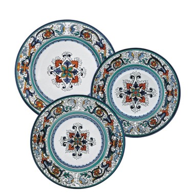 Place Setting Ricco Deruta Ornato Italian Pottery Place Setting Ricco Deruta Ornato Italian Pottery