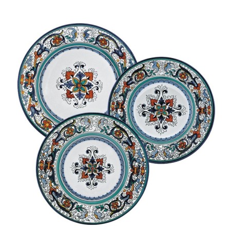 Service d’assiettes Ricco Deruta Ornato