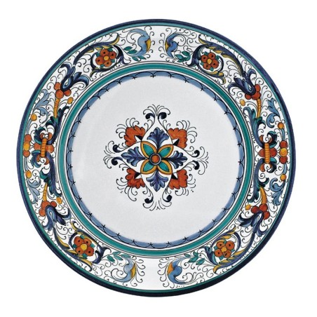 Piatto Tavola Ricco Deruta Ornato