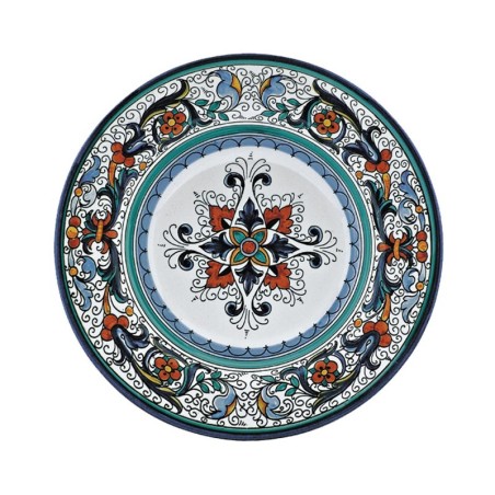 Piatto Tavola Ricco Deruta Ornato