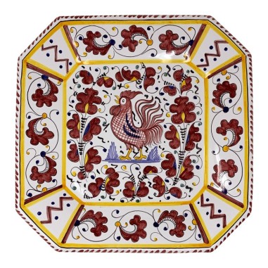 Assiette murale 35cm Orvieto Céramique artisanale italienne originale de Deruta