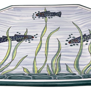 Assiette murale 35m Poisson